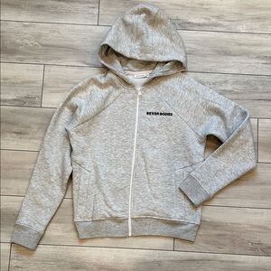 Better Bodies Gray zip up hoodie sweatshirt jacket size XS